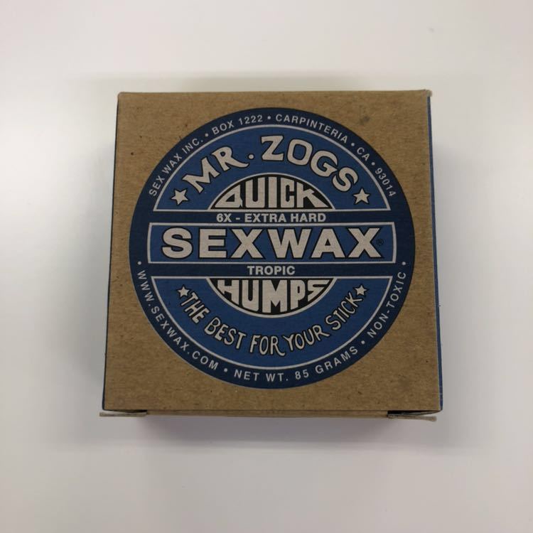 新品 SEXWAX 1個 サーフィン ワックス 真夏 6X QUICK HUMPS BLUE LABEL TROPIC BASE ベースワックス ボディーボード セックスワックス拍卖