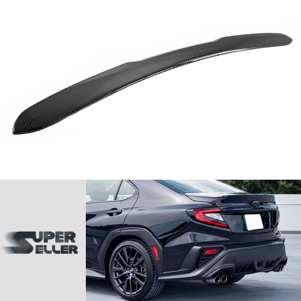 未塗装の素地 2022+ スバル WRX VB系 S4 STI Sport エアロ リアスポイラー トランクスポイラー OE TYPE FRPの材質拍卖