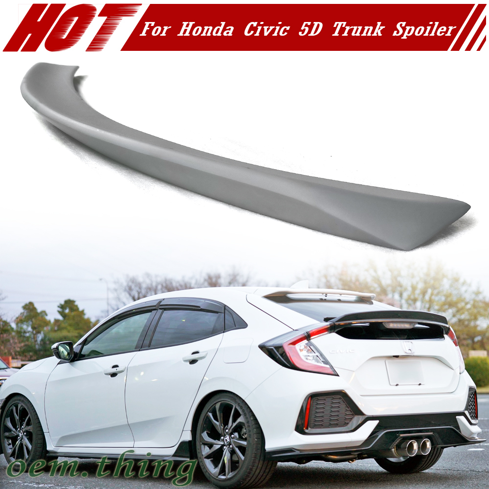 2016-2020 ホンダ シビック 10代目 ハッチバック FK型 エアロ 未塗装の素地 リアスポイラー トランクスポイラー L TYPE FRPの材質拍卖
