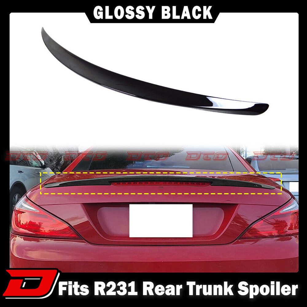 塗装込み 2012-2021 ベンツ SL R231 リアトランクスポイラー ウィング D TYPE ABSの材質 各純正色対応拍卖