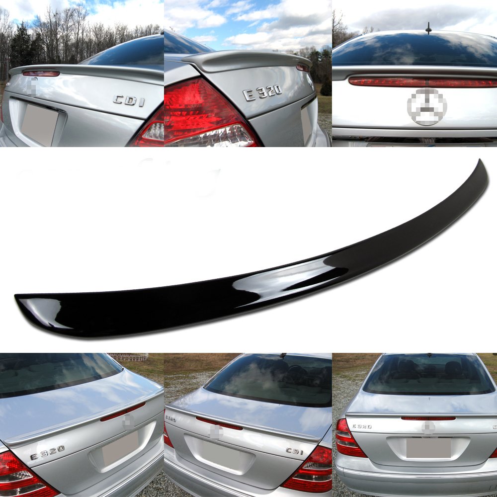 塗装込み 2002-2008 ベンツ Eクラス W211 セダン リアスポイラー トランクスポイラー AMG TYPE ABSの材質 各純正色対応拍卖