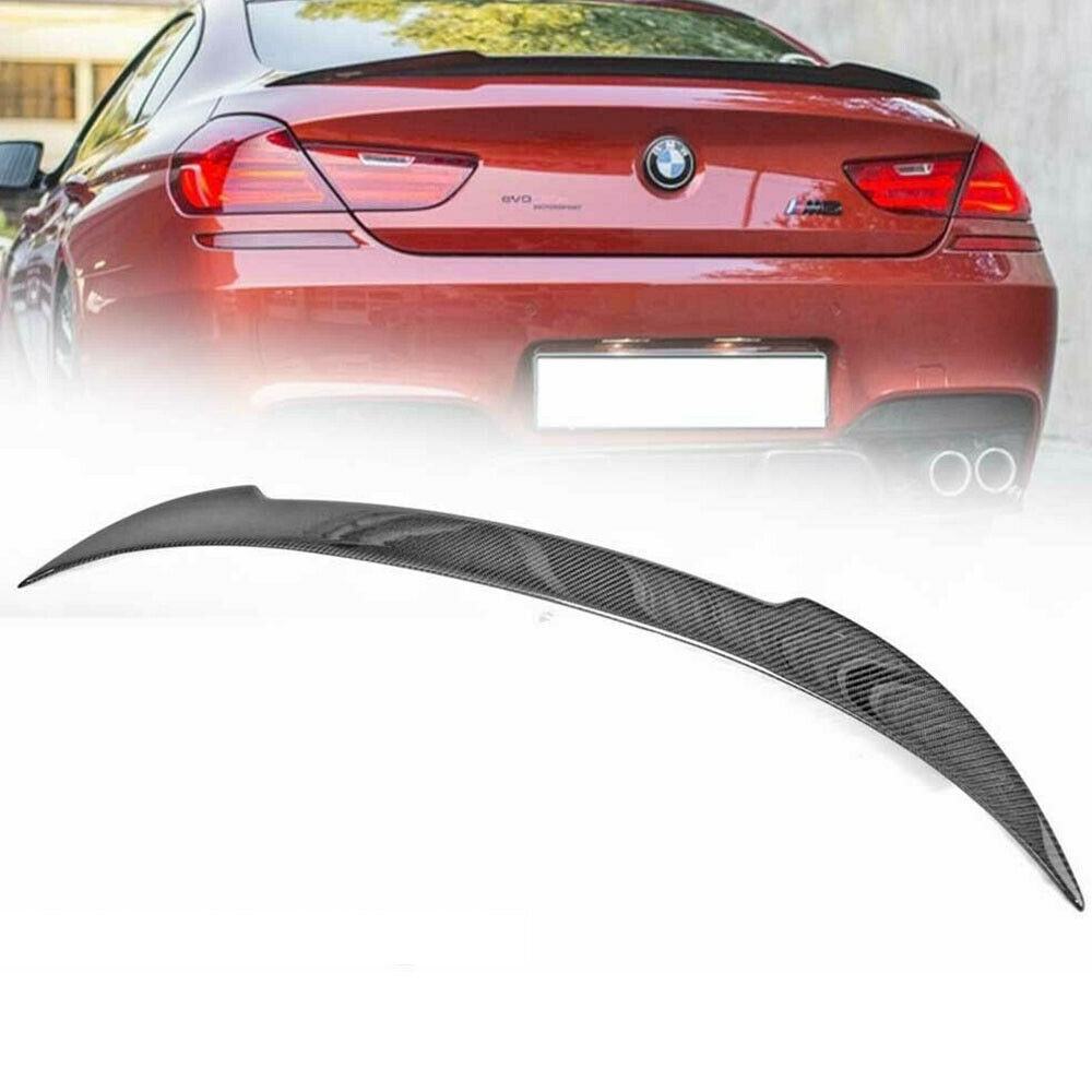 2011-2018 BMW 6シリーズ F13 クーペ 本物のカーボン V TYPE リアトランクスポイラー エアロ ウイング スポイラー拍卖
