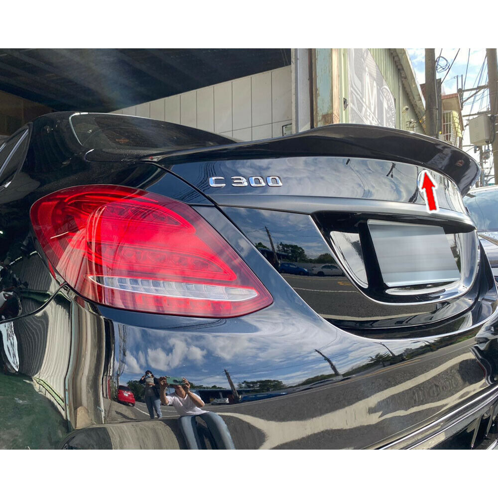 *在庫有即発送* 2015-2021 ベンツ W205 Cクラス セダン エアロ 未塗装の素地 リアスポイラー トランクスポイラー P TYPE ABSの材質拍卖