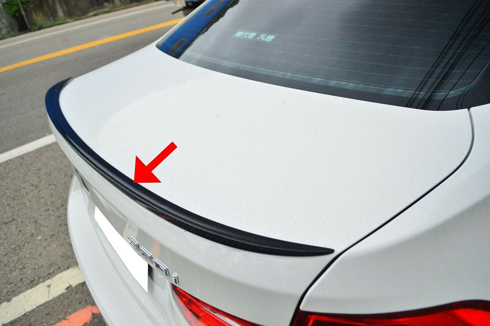 *在庫有即発送* 2012-2018 BMW 3シリーズ F30/F80 M3 セダン エアロ 未塗装の素地 リアスポイラー トランクスポイラー M3 TYPE ABSの材質拍卖