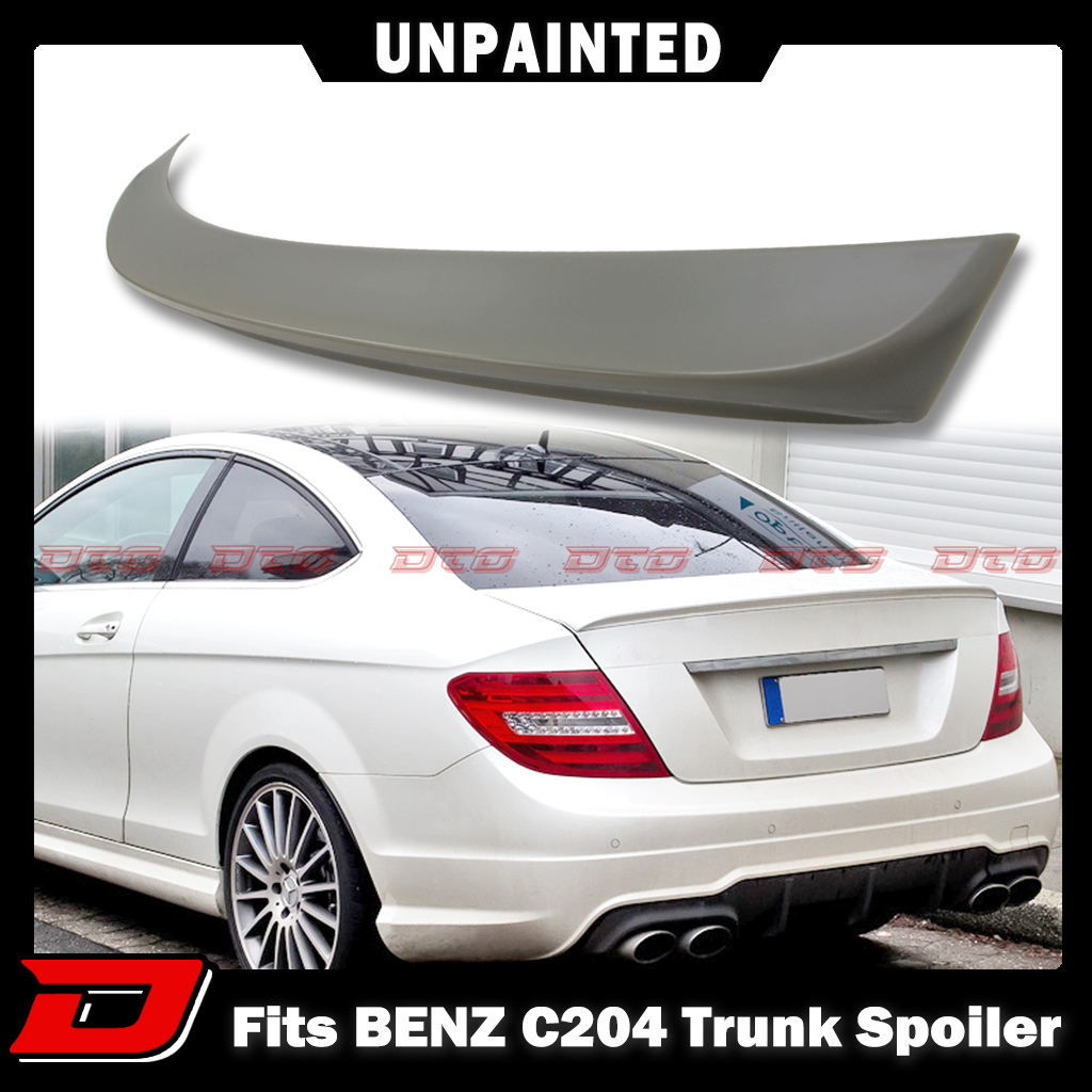 *在庫有即発送* 2011-2015 ベンツ Cクラス C204 クーペ エアロ 未塗装の素地 リアスポイラー トランクスポイラー AMG TYPE ABSの材質拍卖