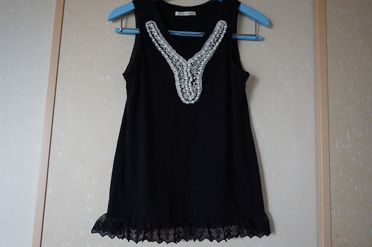 ▲アクシーズファムaxes femme ノースリーブカットソー▲拍卖