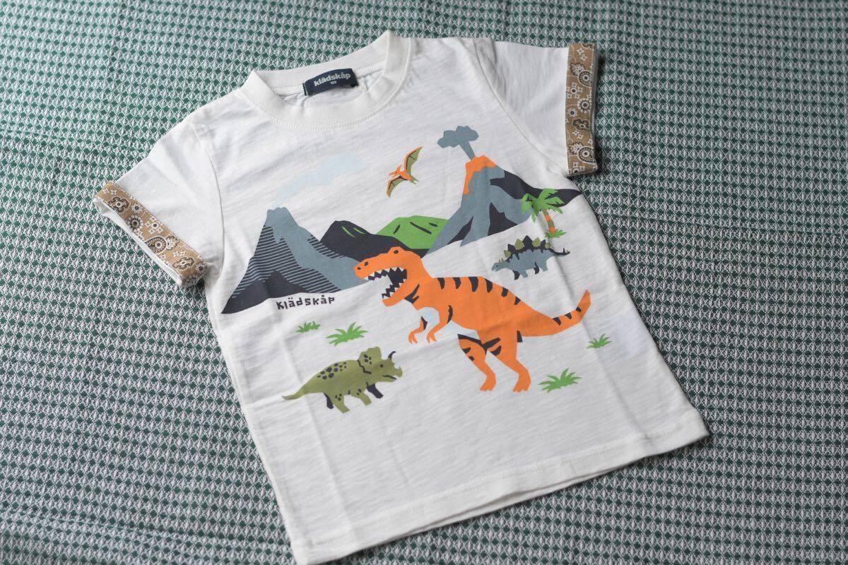 クレードスコープ 半袖Tシャツ 100cm 恐竜 男の子拍卖
