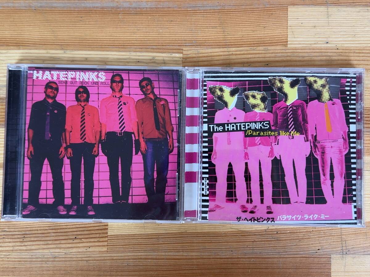 A23◎【CD】The HATEPINKS-Parasites Like Me/SEHR GUT ROCK UND ROLL ザ・ヘイトピンクス/2枚まとめ 240623拍卖