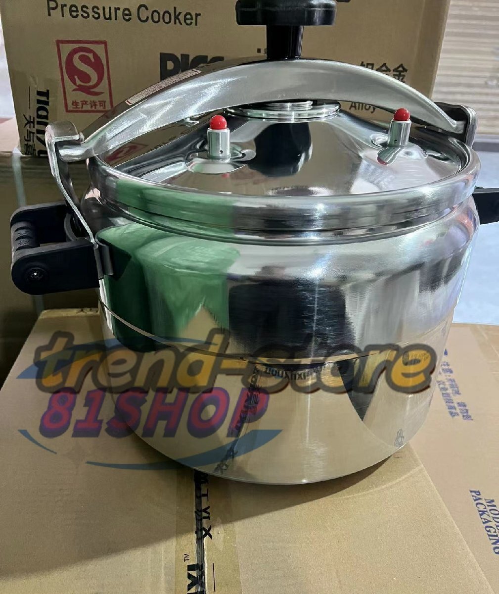 強力推薦★実用★安全防爆直火圧力鍋 業務用圧力鍋 ステンレス 大容量圧力鍋 業務用 家庭用 15L拍卖