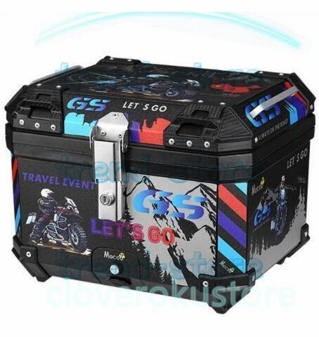 品質保証■リアボックス 45L ブラック トップケース 大容量 ツーリング バックレスト装備 持ち運び可能拍卖