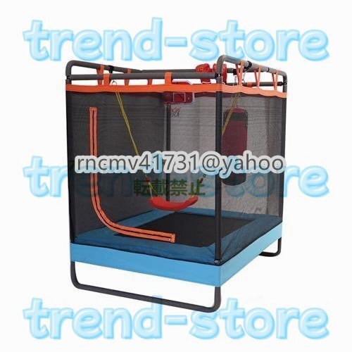 高品質 大型トランポリン安全ネット付き静音跳床家庭家庭庭園遊園地組立室内外ダイエット運動プレゼント拍卖