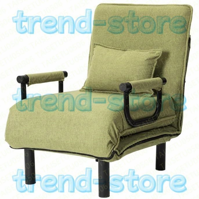 ソファベッド 折りたたみ 3WAY ファブリック生地 カウチソファー 幅60 肘付き 一人掛け 二人掛け カウチ リクライニング 一人暮らし 組立品拍卖