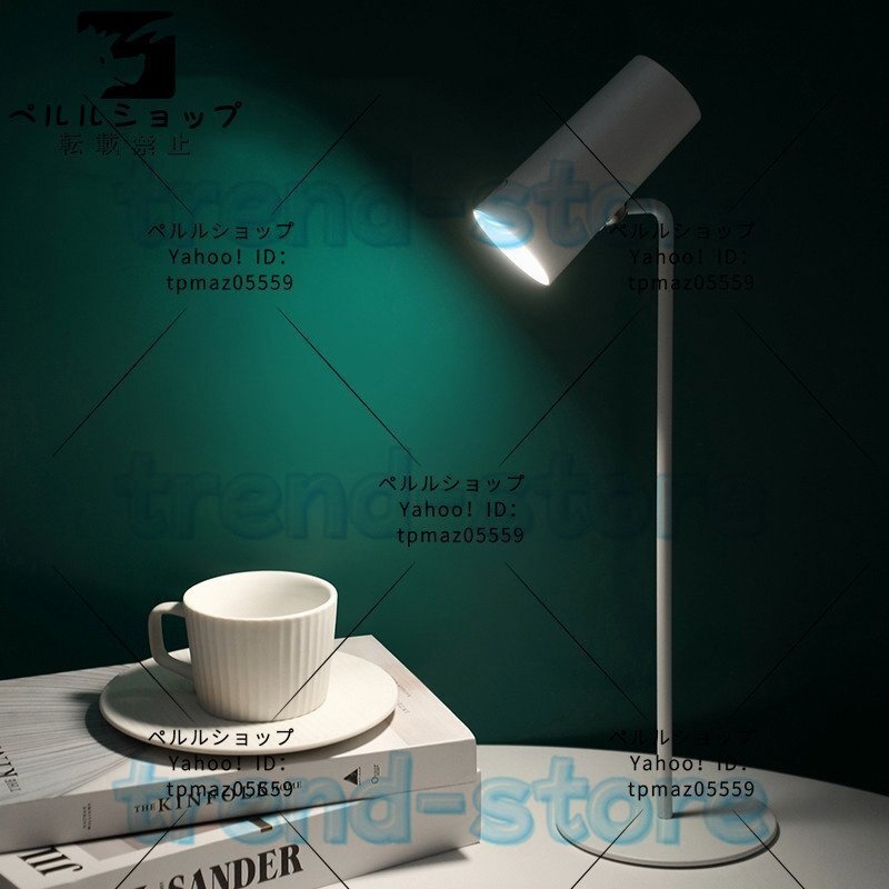 テーブルランプ目の保護タッチ調光可能な LED ライト寮の寝室読書 USB 充電式デスクランプ拍卖