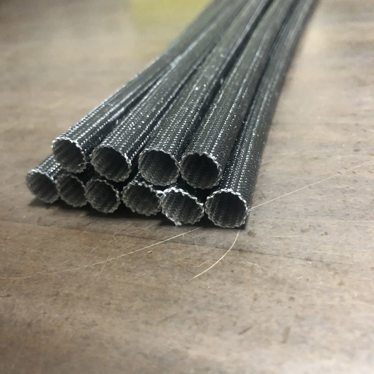 シリコンガラスチューブ 1メートル 切り売り 外径8ミリ 黒色拍卖