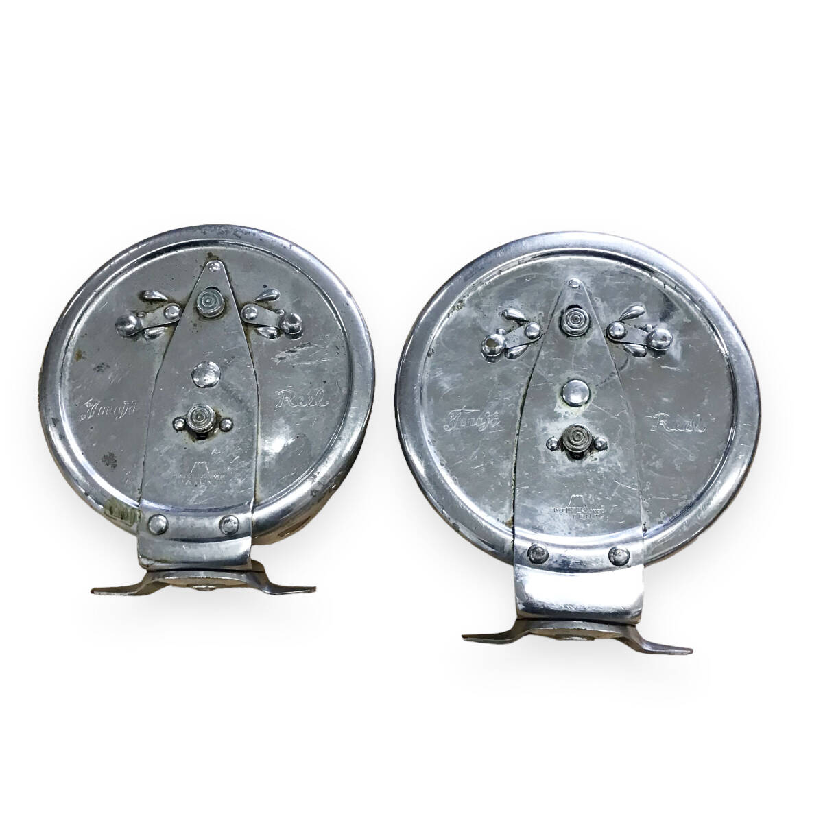 /24Y358 1 FK Fuji Reel 富士リール タイコリール 太鼓リール 2個セット 釣り具 現状品拍卖