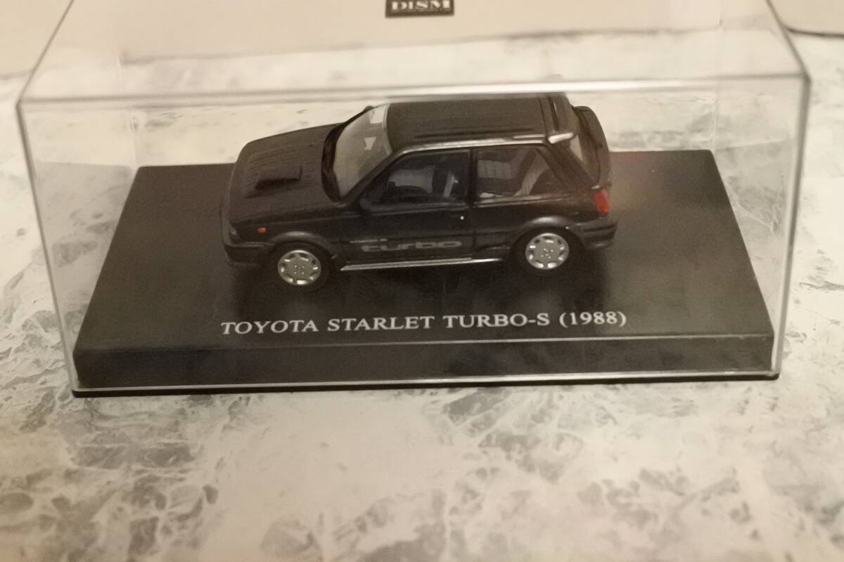 アオシマ DISM トヨタ スターレット ターボ.S 1988 1/43 黒 超レアモデル 未使用未開封品拍卖