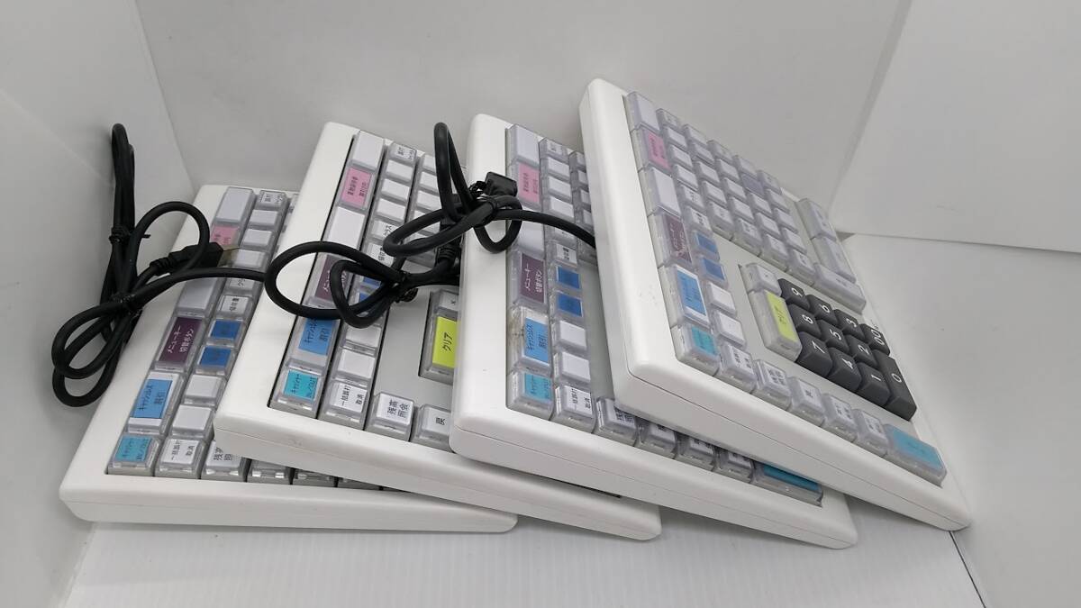 ●NEC POS キーボード(58キー) 白 PWPX232W05 4個セット拍卖