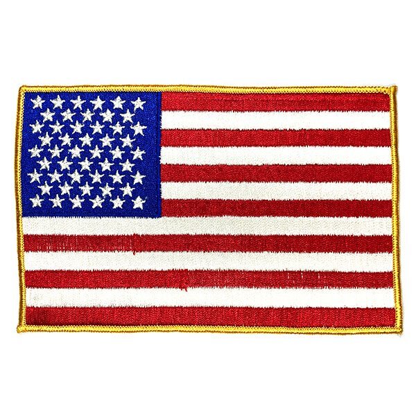 星条旗 大型 ビンテージ パッチ The Stars and Stripes Large Vintage Patch バイカー 星 旗 Biker Flag拍卖
