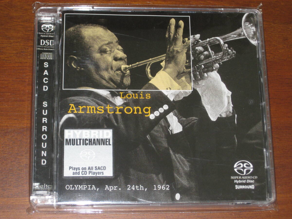☆ LOUIS ARMSTRONG ルイ・アームストロング/ OLYMPIA, APR. 24th 1962 2003年発売 Delta E社 Hybrid SACD 輸入盤拍卖