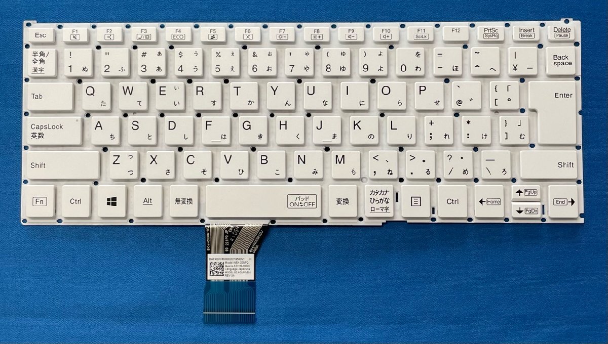 純正新品 NEC Lavie N14 N1435/CAW等用 キーボード AEKH6J00020 パールホワイト拍卖