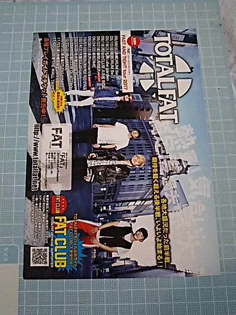 TOTALFAT チラシ フライヤー A5 縦20横15拍卖