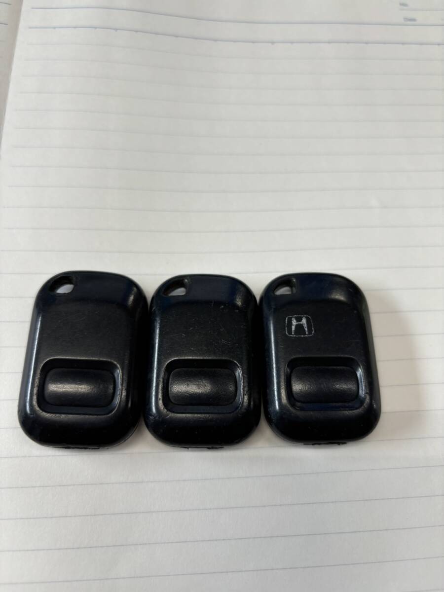 ホンダ HONDA キーレス 3個セット 別体型 動作確認OK 0606拍卖