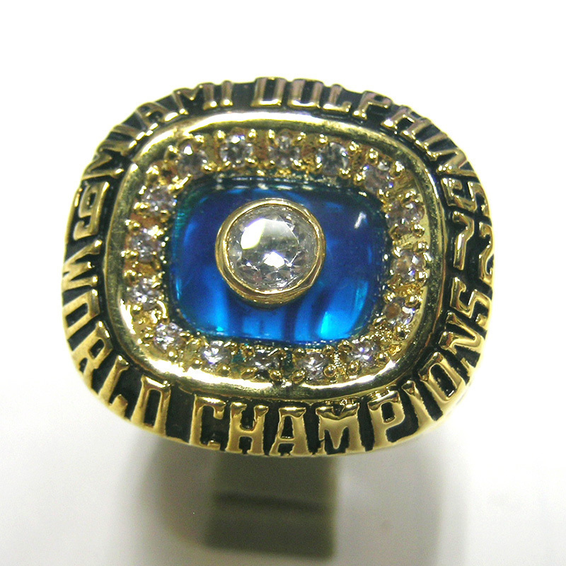1972年 Miami Dolphins チャンピオンリング 28号 マイアミドルフィンズ 金拍卖