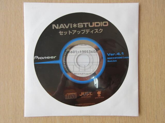 ★585★パイオニア NAVI STUDIO ナビスタジオ セットアップディスク Ver.4.1 2012年 未開封?★拍卖