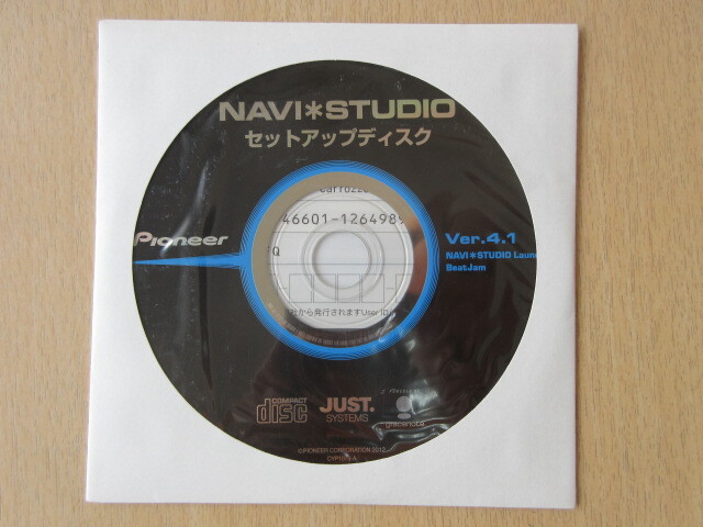 ★589★パイオニア NAVI STUDIO ナビスタジオ セットアップディスク Ver.4.1 2012年 未開封?★拍卖
