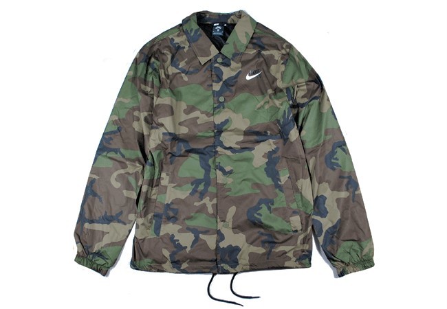 S●NIKE SB ICON COACH JACKET CAMO ナイキ エスビー スケートボード コーチジャケット 迷彩 AT9913-222 撥水 ウィンドブレーカー拍卖