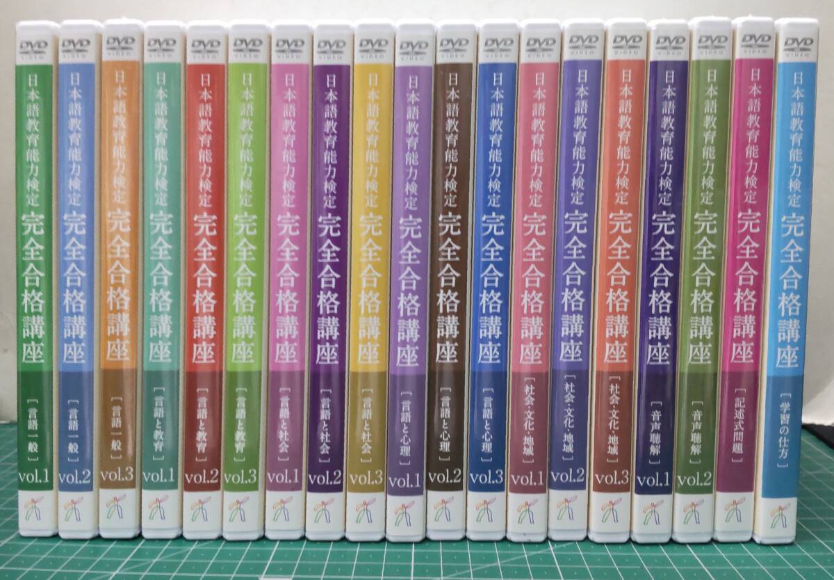 ヒューマンアカデミー 日本語教育能力検定 完全合格講座 全19巻(講義DVD+音声CD 計56枚組) HUMAN●H3809拍卖