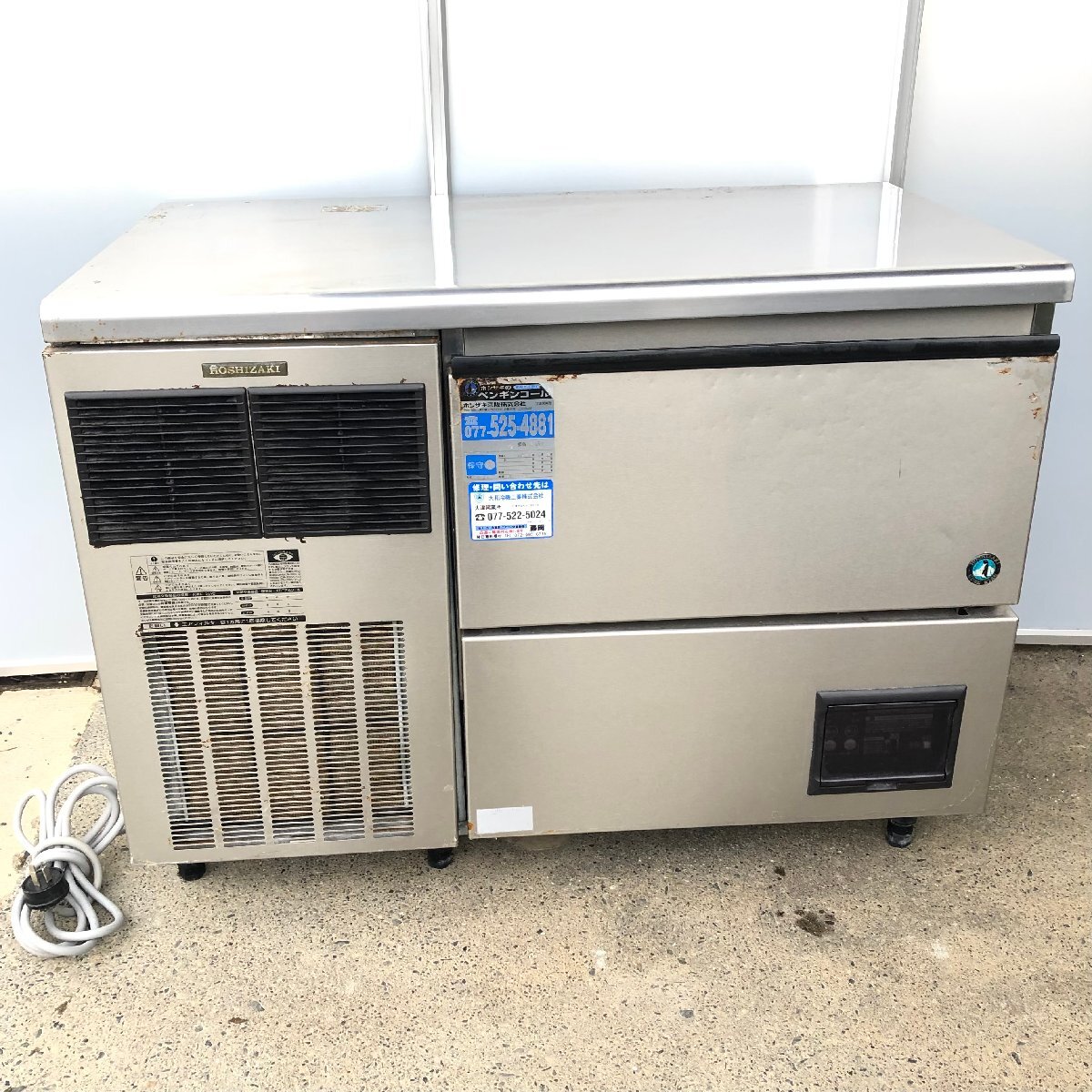 √OG√ ホシザキ チップアイスメーカー CM-200K 2011年 中古品 W1060×D600×H800 三相200V 大容量200K チップアイス 大型店舗 √Z-240619拍卖