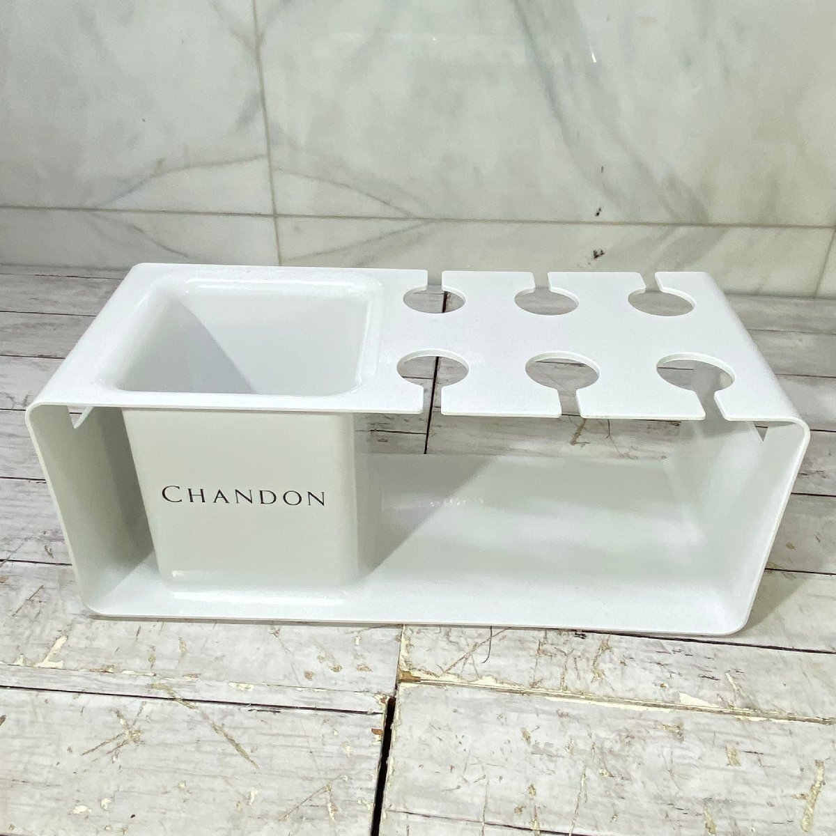 √OG√ 【レア★】 CHANDON ALFRESCO グラスボトル W430×D180×H170 √Z-231202拍卖