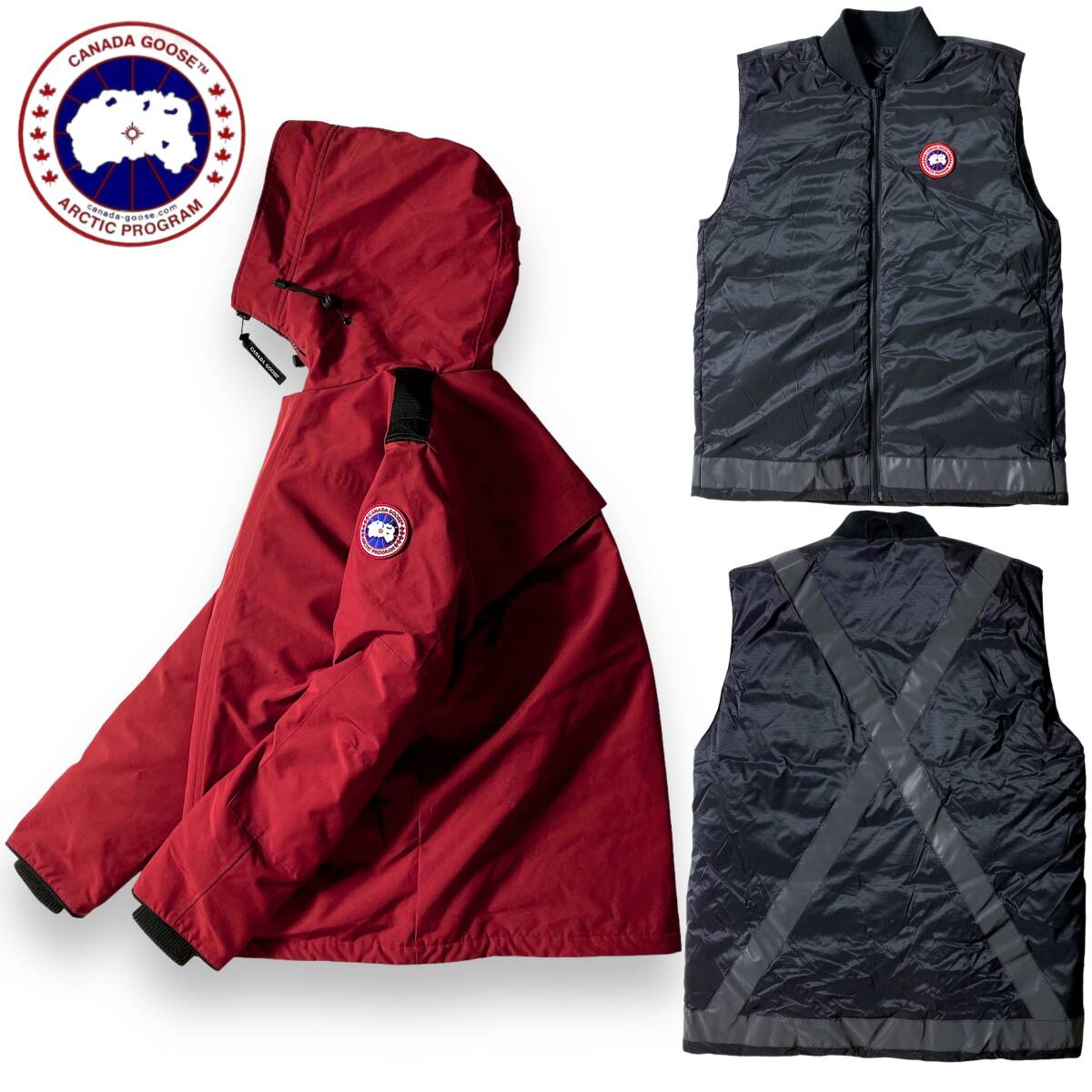 【M】新品 カナダグース ダウンライナー付き ダウンコート CANADA GOOSE GARIBALDI PARKA 暖冬対応 秋冬 アウトドア ◆R1000拍卖