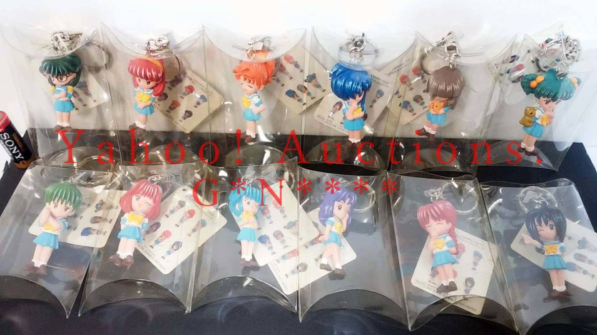TOKIMEKI MEMORIAL FIGURE KEY RING /ときめきキーホルダー 夏服・SDタイプ 全12種セット KONAMI 非売品(not for sale) 未開封・未使用拍卖