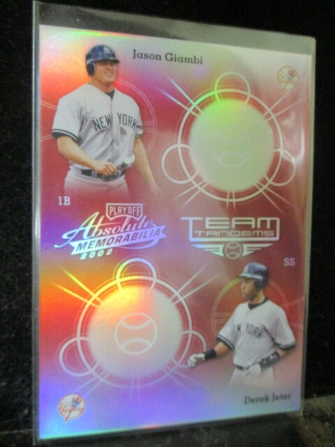 ◎野球カード  デレクジーター / ジェレミー ジアンビ   2002 Abselute Memorabilia TT20 即決!!拍卖