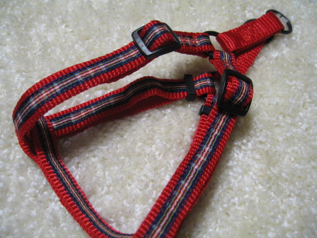 ★同梱お得★小型犬胴輪-№37・チェック柄・ブラック♪拍卖