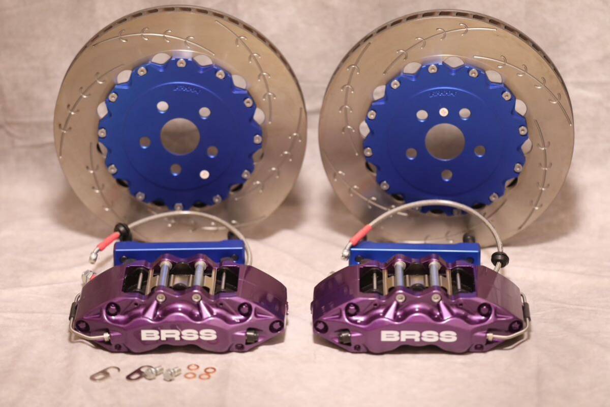 【新品】BNR34 BNR32 BCNR33 355mm 2Pローター ブレーキキット 6pot キャリパー BRSS TP-3 【 S13 S14 S15 HCR33 ER34 ENR34 R32 R33 R34】拍卖