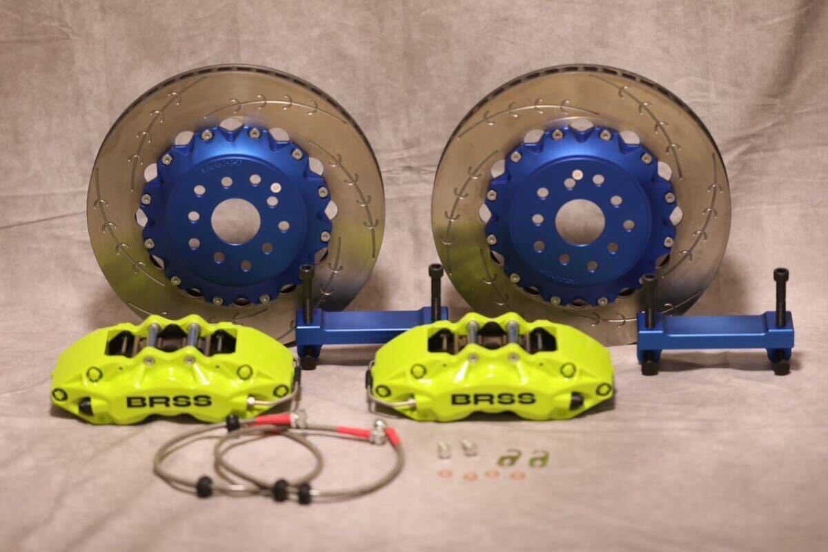 【新品】86 BRZ GDB GC8 GRB GRF VAB GVF BP5 BL5 355mm 2Pローター ブレーキキット 6pot キャリパー BRSS TP-4【ZN6 ZC6 ZN8 ZC8】拍卖