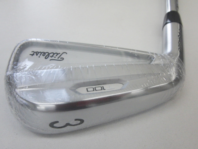 (レフティモデル) 新品未使用品!Titleist 21 T100 Iron 単品アイアン 3番アイアン TT AMT Tour White Steel S300拍卖