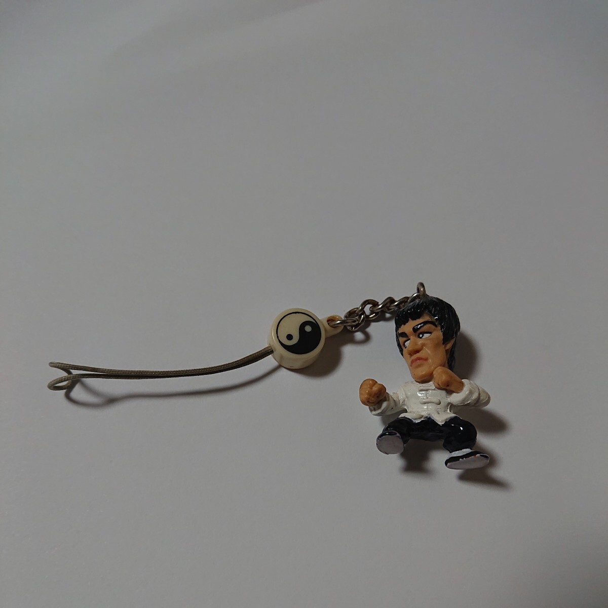ストラップ ブルース・リー フィギュア付きストラップ 龍 BLUCE LEE 中古 携帯 キーホルダー 【2-061301】拍卖