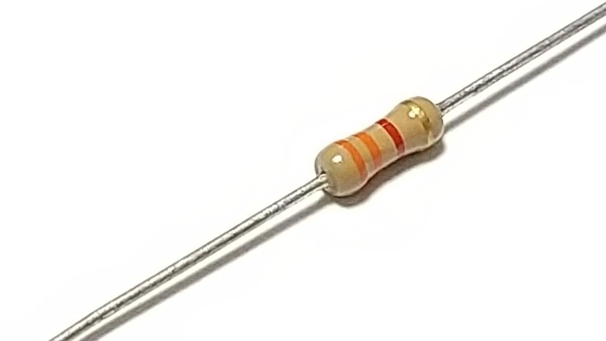 カーボン抵抗 1/4w 3.3kΩ 【1セット30本】拍卖