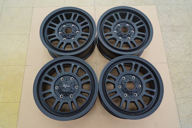 【新品 未使用 店頭在庫】特注カラー マットブラック ナイトロパワー M16 アサルト 6H139.7 6.5J+38 200系 ハイエース レジアス拍卖