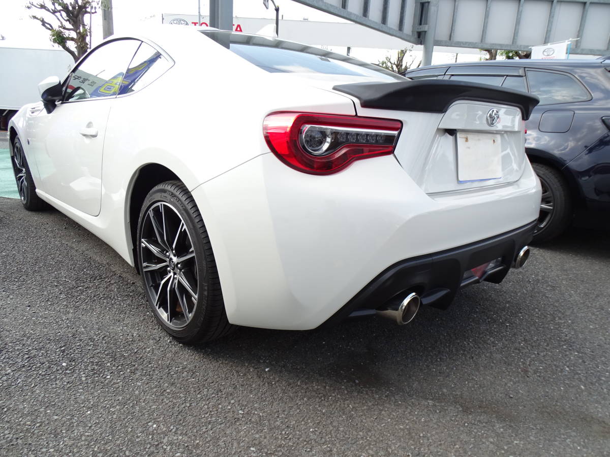 商品製造工場紹介動画付 トヨタ 86 ZN6 スバル BRZ ZC6系艶消し黒 ブラックカラー マットブラック リアスポイラー トランクスポイラー拍卖