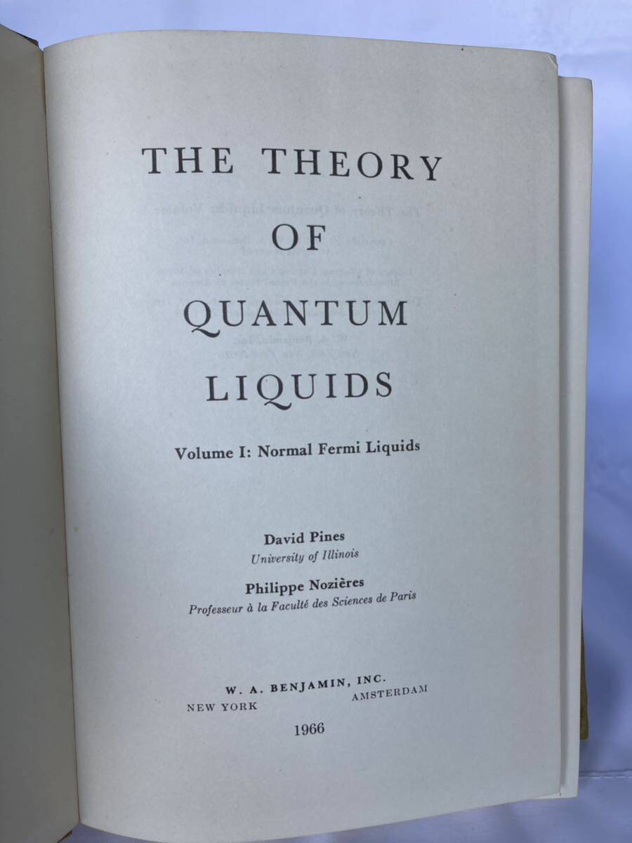 Normal Fermi liquids David Pines, Philippe Nozires拍卖