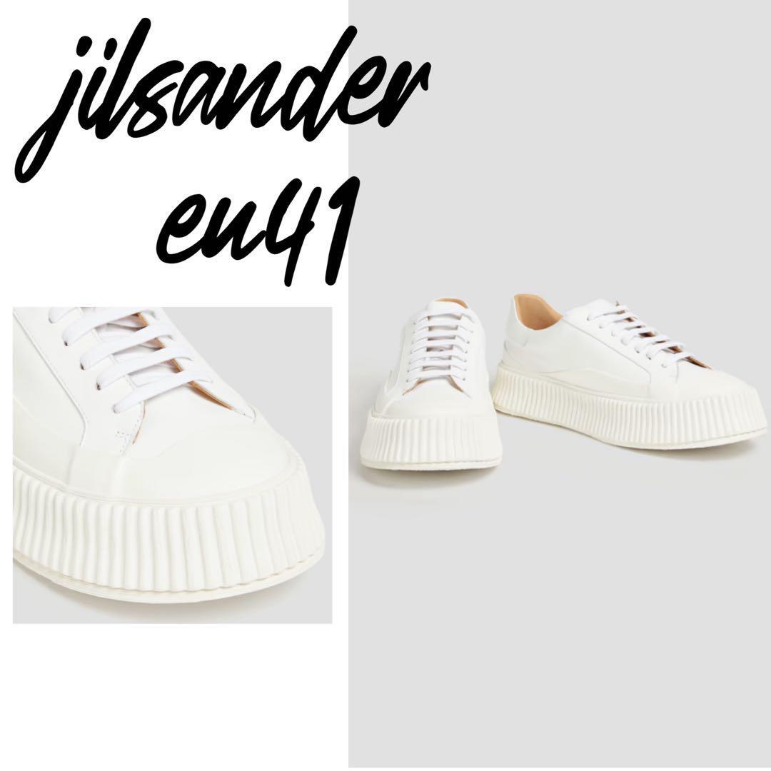ジルサンダー jilsander スニーカー ホワイト EU41 JS32108拍卖