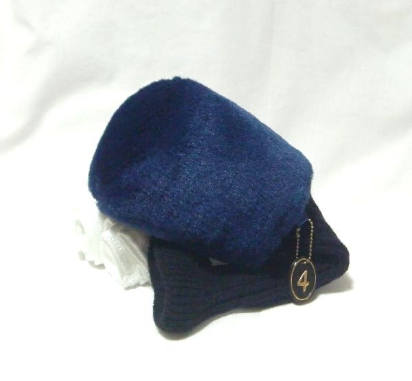 中古★☆メーカー不明 無印 濃紺 ネイビー ボア★57g★送料220円~★バフィー★4Wヘッドカバー拍卖