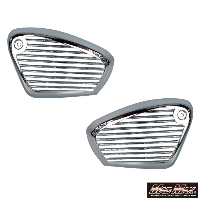 MADMAX Mr Quick製 ホンダ スーパーカブ110PRO JA42型/JA61型 サイドカバー メッキ (MR19-CC01-01)拍卖