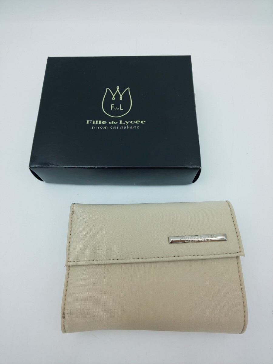 未使用☆F de L Fille de Lycee 二つ折り 財布 hiromichi nakano☆ヒロミチナカノ拍卖