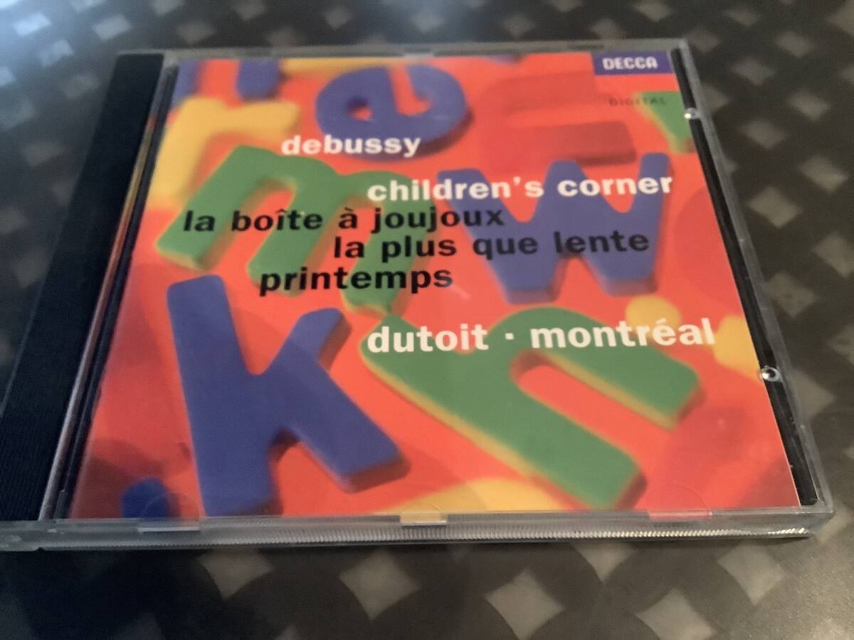 Sデュトワ  子供の領分 ドビュッシー  おもちゃ箱  レントより遅く  春  モントリオール交響楽団拍卖